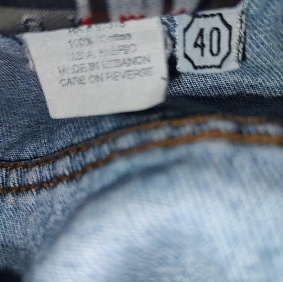 Vintage 90's Men's Tommy Hilfiger Denim Jeans, Flag Patch, Size 40 - Picture 5 of 5